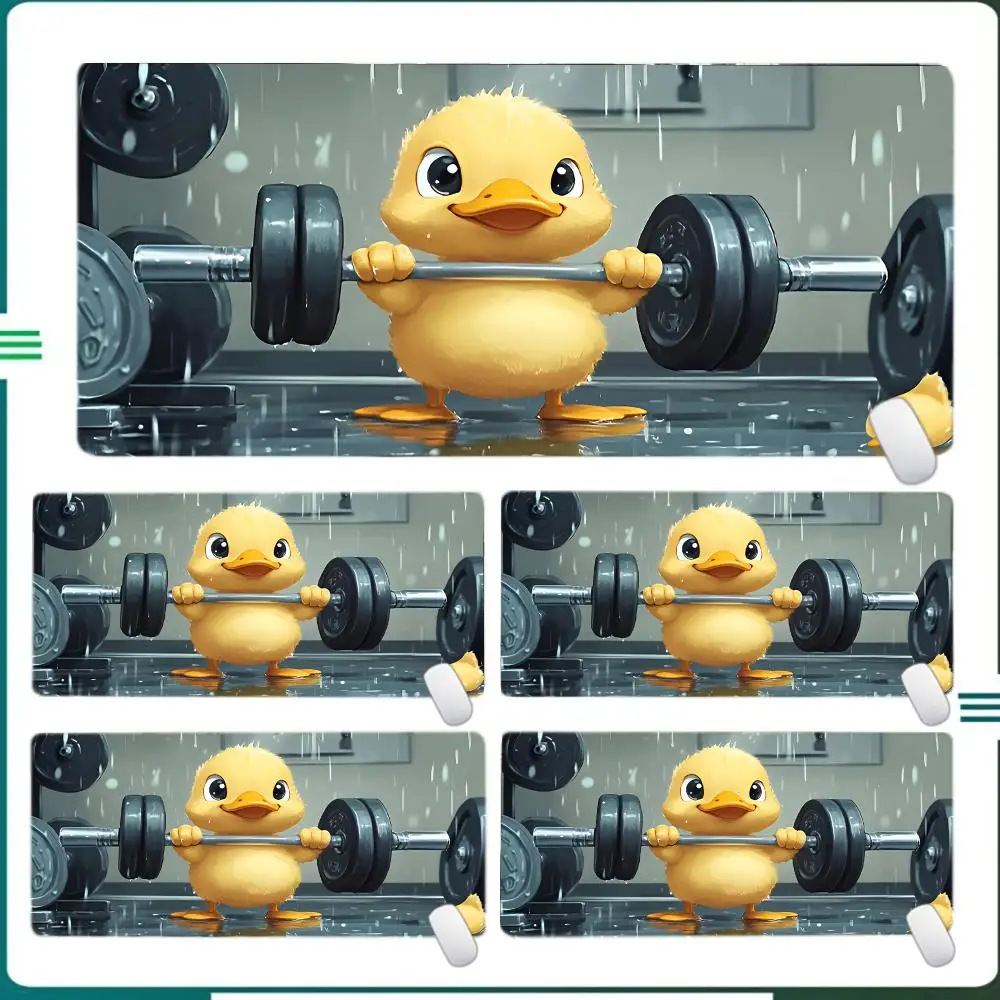 Маленькая желтая утка со штангой Коврик для мыши Компьютерный коврик для ноутбука Офисный большой игровой коврик для мыши с резиновым дном Нескользящий настольный коврик
Маленькая желтая утка со штангой Коврик для мыши Компьютерный коврик для ноутбука Офисный большой игровой коврик для мыши с резиновым дном Нескользящий настольный коврик