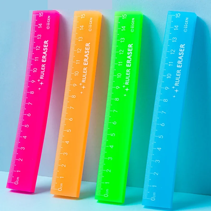 New 15cm Ruler shape Soft Rubber Eraser Kawaii School Office Supplies for Students Cool Prizes Stationery Korean kids gif
New 15cm Ruler shape Soft Rubber Eraser Kawaii School Office Supplies for Students Cool Prizes Stationery Korean kids gif