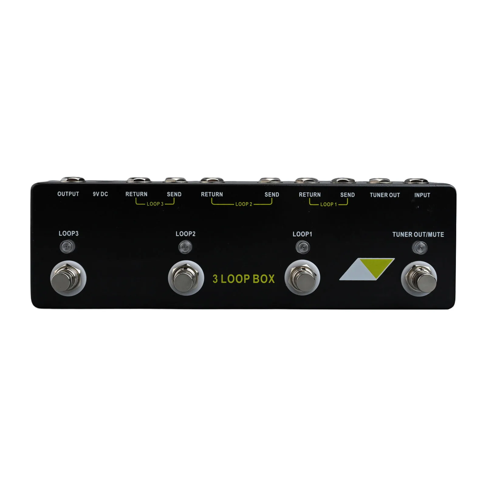 Flexible Input Socket Design Looping Capability True Bypass Pedal Black Guitar Loop Pedal Customizable Input Socket