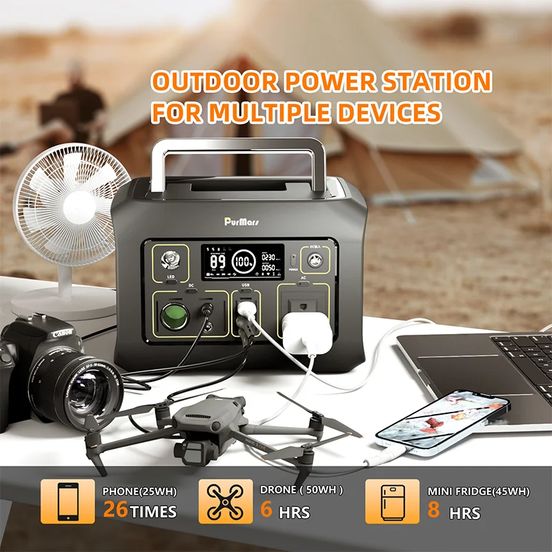 PurMars 300W Portable Power Station ,solar power station 288Wh,110V,lifepo4 power station for Camping and Home CPAP 90000mAh
PurMars 300W Portable Power Station ,solar power station 288Wh,110V,lifepo4 power station for Camping and Home CPAP 90000mAh