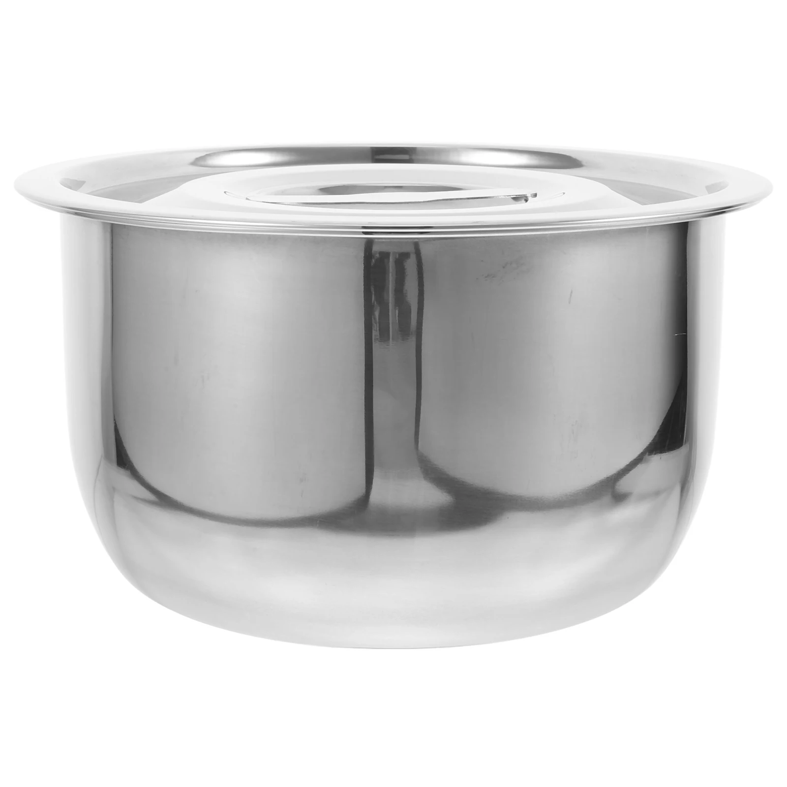Stainless Steel Mixing Bowls 301 Heat Resistant Salad Serving Baking Basin with Lid Food Storage Dishwasher Safe Noodle 
Stainless Steel Mixing Bowls 301 Heat Resistant Salad Serving Baking Basin with Lid Food Storage Dishwasher Safe Noodle