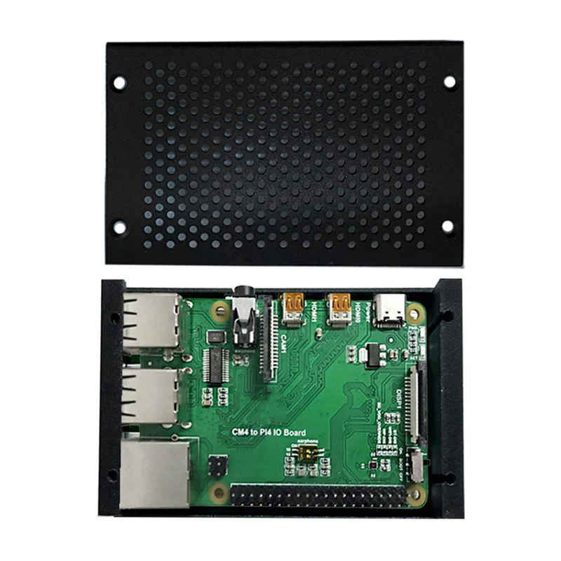 Professional 1 Set Expansion Board +Metal Case+Fan Kit For Raspberry Pie CM4 IO Backplane CM4 To 4B Interface Expansion
Professional 1 Set Expansion Board +Metal Case+Fan Kit For Raspberry Pie CM4 IO Backplane CM4 To 4B Interface Expansion