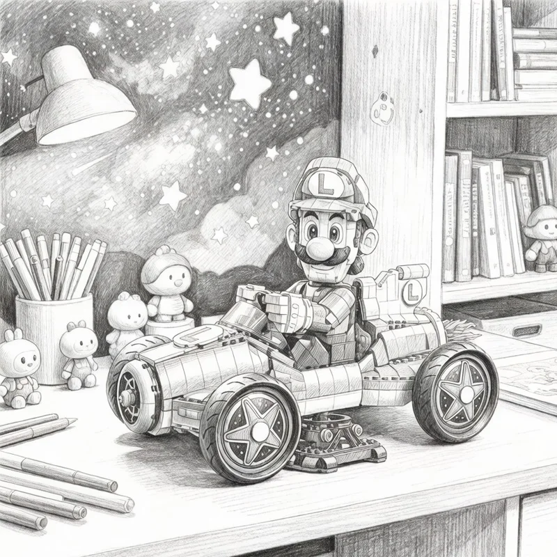 2026 New In Stock Super Mario Luigi 2234pcs Car Model Assembly Super Mario Kart Car Toys Kids Ornament Gift
2026 New In Stock Super Mario Luigi 2234pcs Car Model Assembly Super Mario Kart Car Toys Kids Ornament Gift