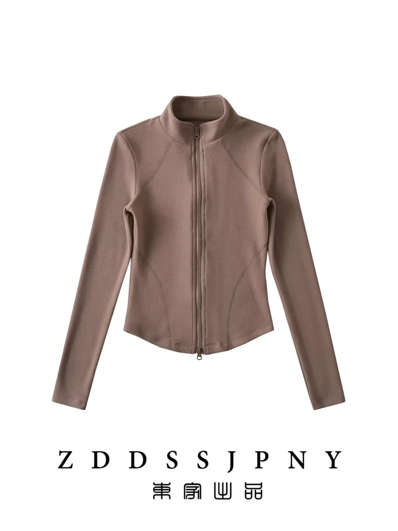 Slim Fit Fashion Sporty Women's Cardigan Windproof Fleece Double Zipper Pure Color Sexy Tightened Short Outerwear
Slim Fit Fashion Sporty Women's Cardigan Windproof Fleece Double Zipper Pure Color Sexy Tightened Short Outerwear