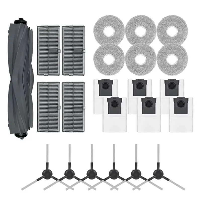 Запасные части A98G для Dreame L10s Ultra Gen 2 / L30s Ultra: основная щетка, боковая щетка, насадка для влажной уборки, HEPA-фильтр, мешок для сбора пыли
Запасные части A98G для Dreame L10s Ultra Gen 2 / L30s Ultra: основная щетка, боковая щетка, насадка для влажной уборки, HEPA-фильтр, мешок для сбора пыли