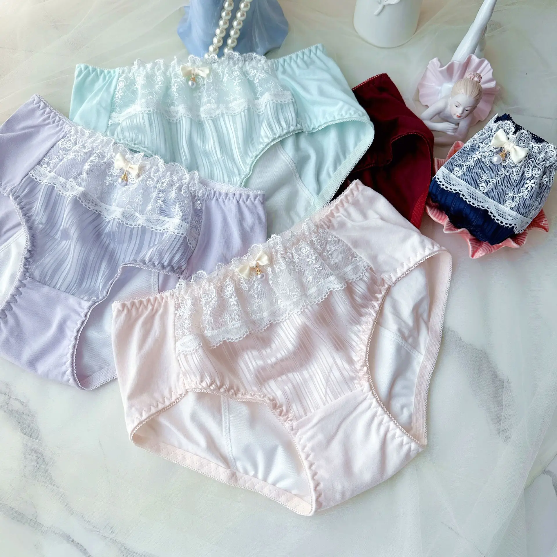 【3 шт.】Мювиальные трусики в японском стиле, женское нижнее белье, трусики, трусики с менструальным периодом, трусики с кружевом из хлопка
【3 шт.】Мювиальные трусики в японском стиле, женское нижнее белье, трусики, трусики с менструальным периодом, трусики с кружевом из хлопка
