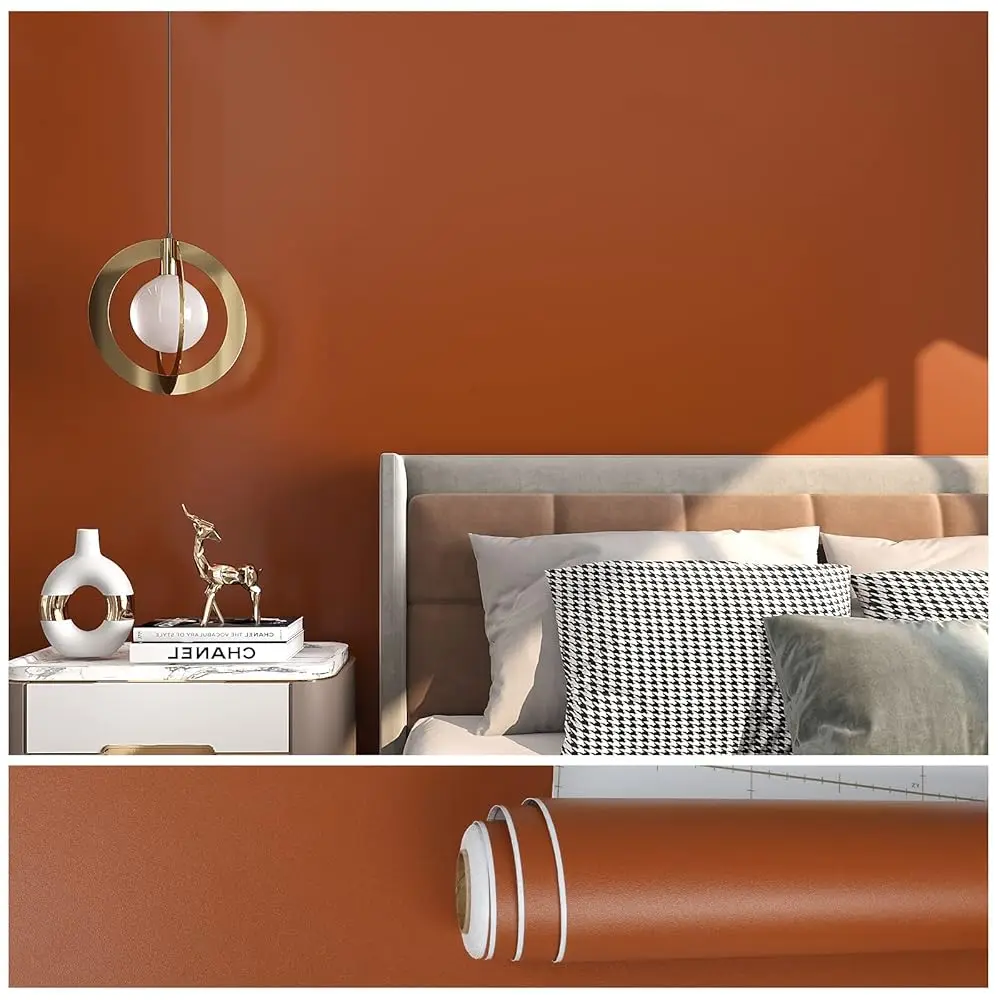 15.7''X118'' Matte Caramel Brown Contact Paper For Cabinets Walls Self Adhesive Solid Brown Wallpaper Peel And Sti Removable
15.7''X118'' Matte Caramel Brown Contact Paper For Cabinets Walls Self Adhesive Solid Brown Wallpaper Peel And Sti Removable