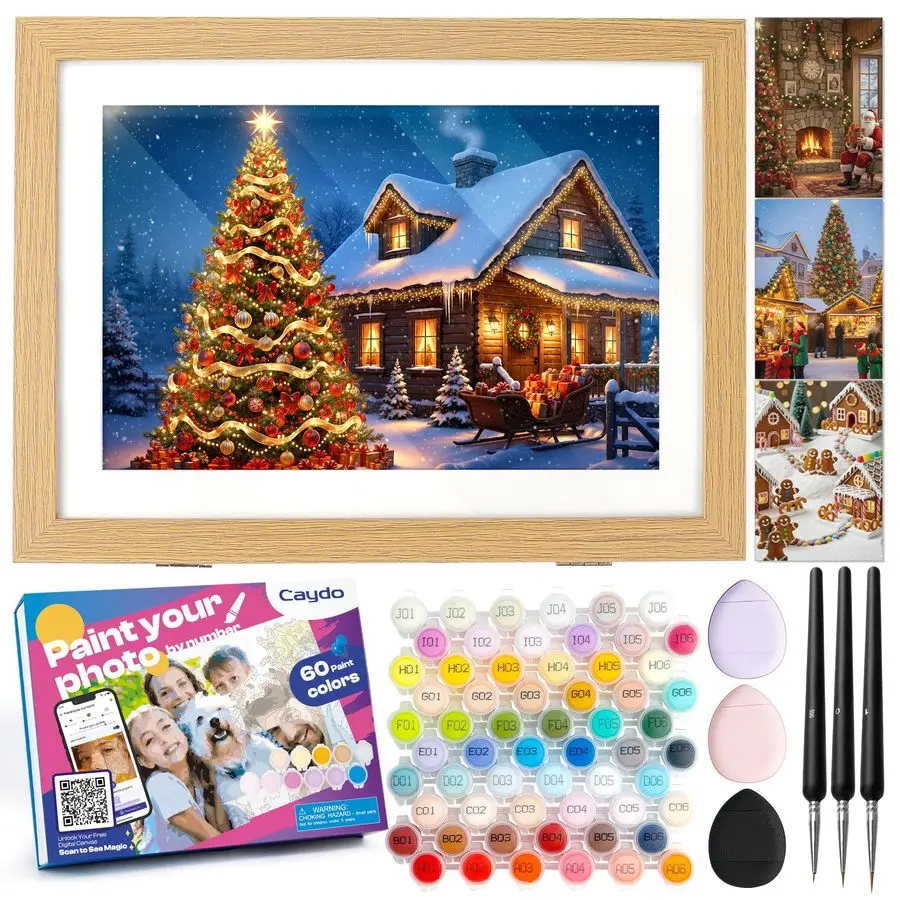 Набор красок по номерам для взрослых, превратите свое фото в шаблоны краски формата А4 в течение 5 минут через приложение с набором из 60-цветного акрила и
Набор красок по номерам для взрослых, превратите свое фото в шаблоны краски формата А4 в течение 5 минут через приложение с набором из 60-цветного акрила и