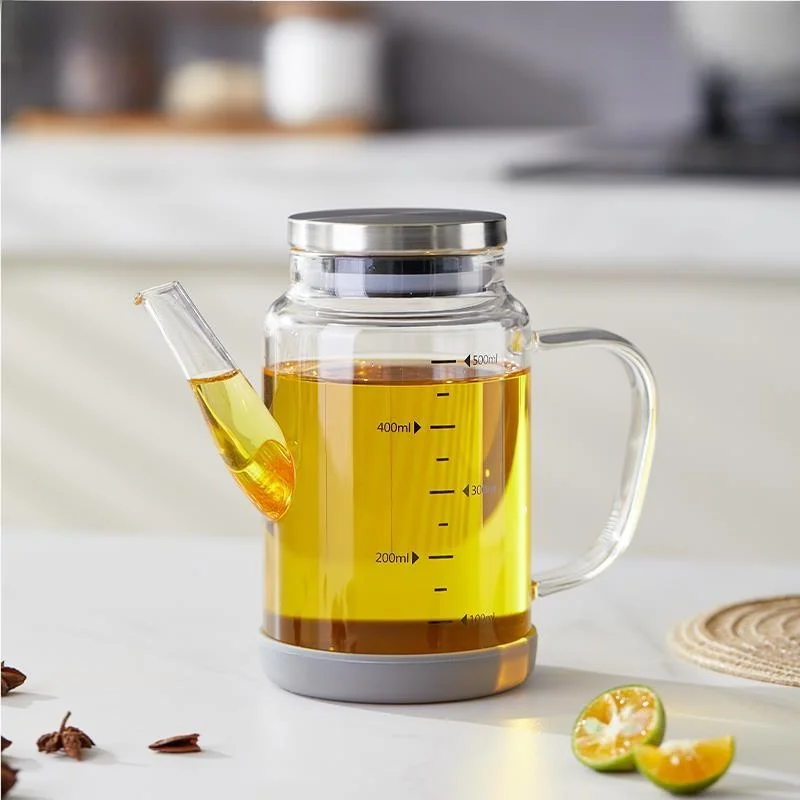High Borosilie Glass Oil Bottle Kitchen Non-Drip Soy Sauce Vinegar Seasoning Bottle Stainl Steel Home Use Glass Oil Pot
High Borosilie Glass Oil Bottle Kitchen Non-Drip Soy Sauce Vinegar Seasoning Bottle Stainl Steel Home Use Glass Oil Pot