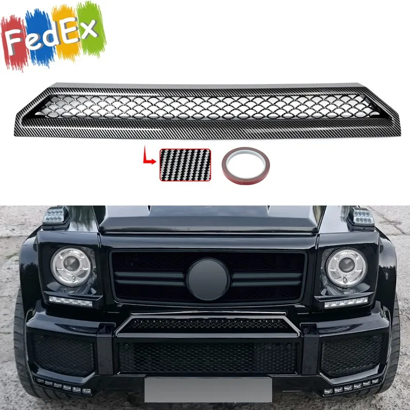Front Bumper G63 Style Lower Grille For Mercedes-Benz W463 G550 G500 G55 G65 G63 1990-2018 Centre Grille Carbon Look
Front Bumper G63 Style Lower Grille For Mercedes-Benz W463 G550 G500 G55 G65 G63 1990-2018 Centre Grille Carbon Look