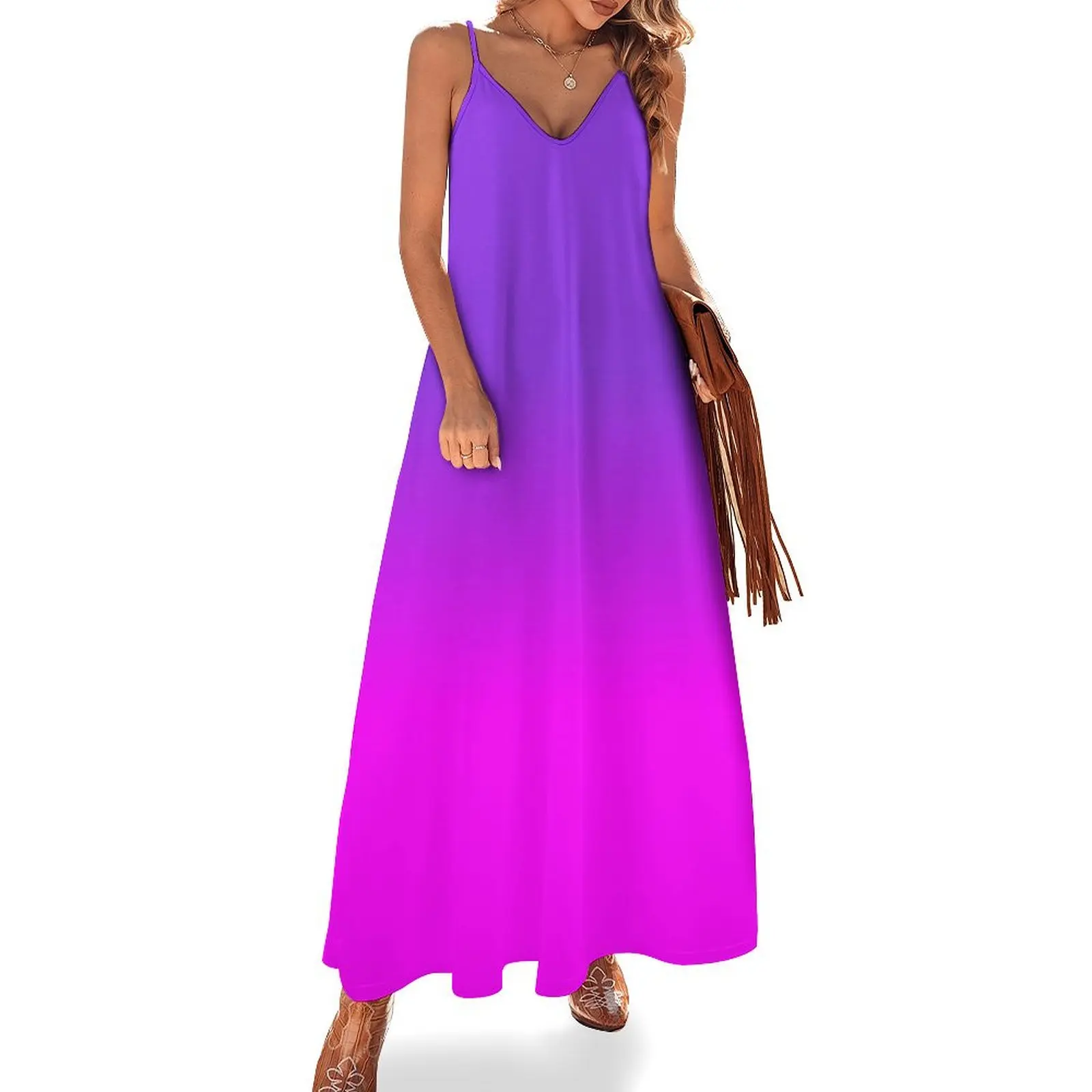 Neon Purple and Hot Pink Ombre Shade Color Fade Sleeveless Dress dresses for womens 2025 summer dresses
Neon Purple and Hot Pink Ombre Shade Color Fade Sleeveless Dress dresses for womens 2025 summer dresses