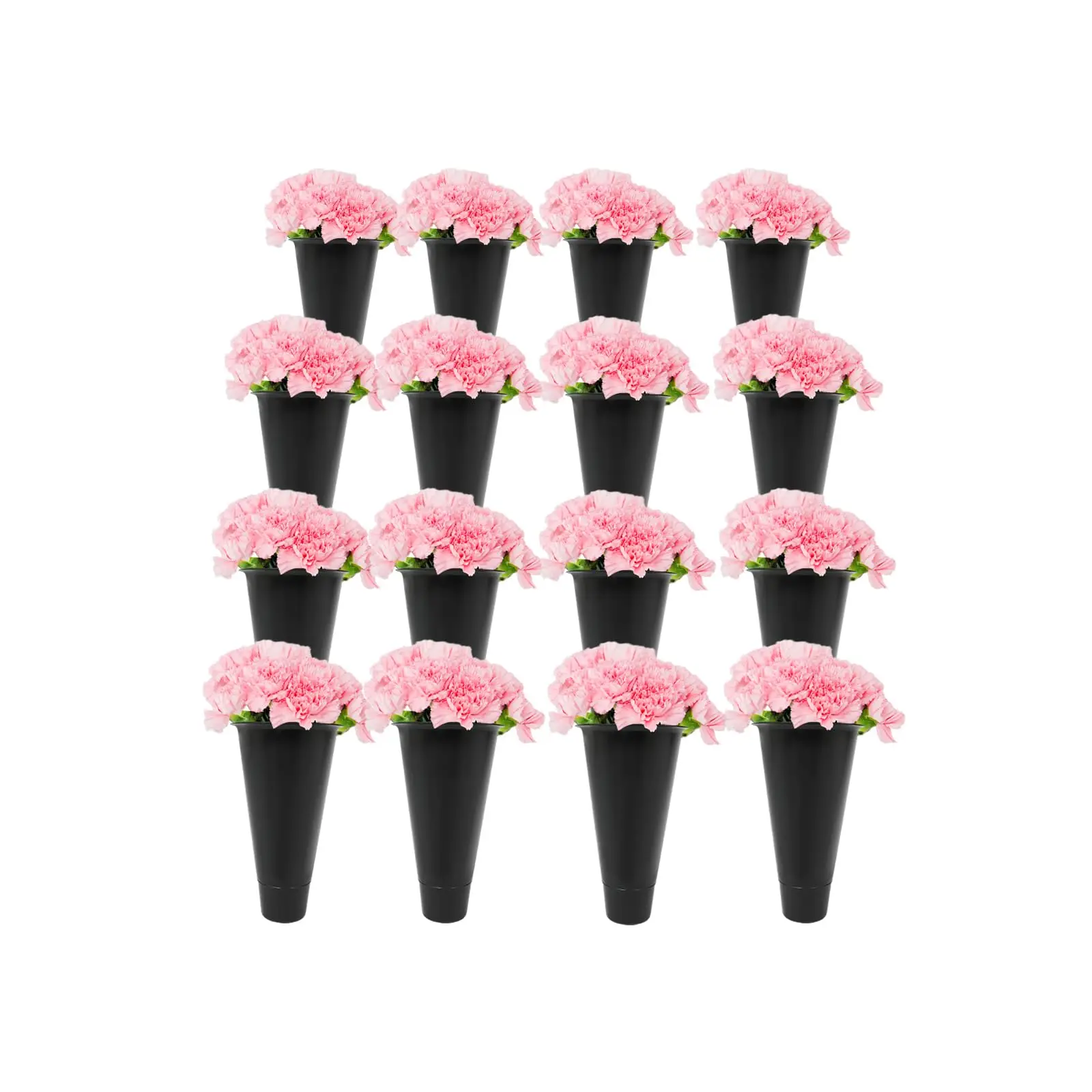 16 Pcs Plastic Flower Buckets, Black Floral Buckets for Cut Flowers, Wake up Flower Display Buckets Tall Vase Bucket for Indoor
16 Pcs Plastic Flower Buckets, Black Floral Buckets for Cut Flowers, Wake up Flower Display Buckets Tall Vase Bucket for Indoor