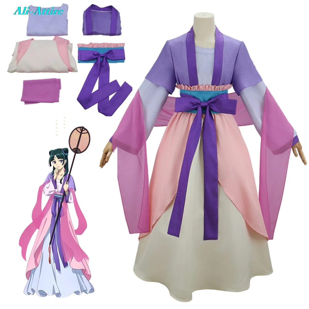 Anime Apothecary Diary Cosplay Maomao Top Skirt Clothes Women Party Disguise Roleplay Outfits Suit Halloween Costume Carnival
Anime Apothecary Diary Cosplay Maomao Top Skirt Clothes Women Party Disguise Roleplay Outfits Suit Halloween Costume Carnival
