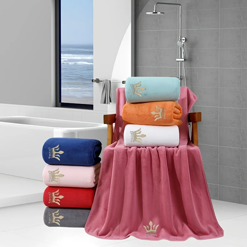 4pcs Luxury Towel And Bath Towel Set, Including 2 Bath Towels And 2 Hand Towels. A Luxurious Towel Set Made of Coral Fleece, Fea
4pcs Luxury Towel And Bath Towel Set, Including 2 Bath Towels And 2 Hand Towels. A Luxurious Towel Set Made of Coral Fleece, Fea