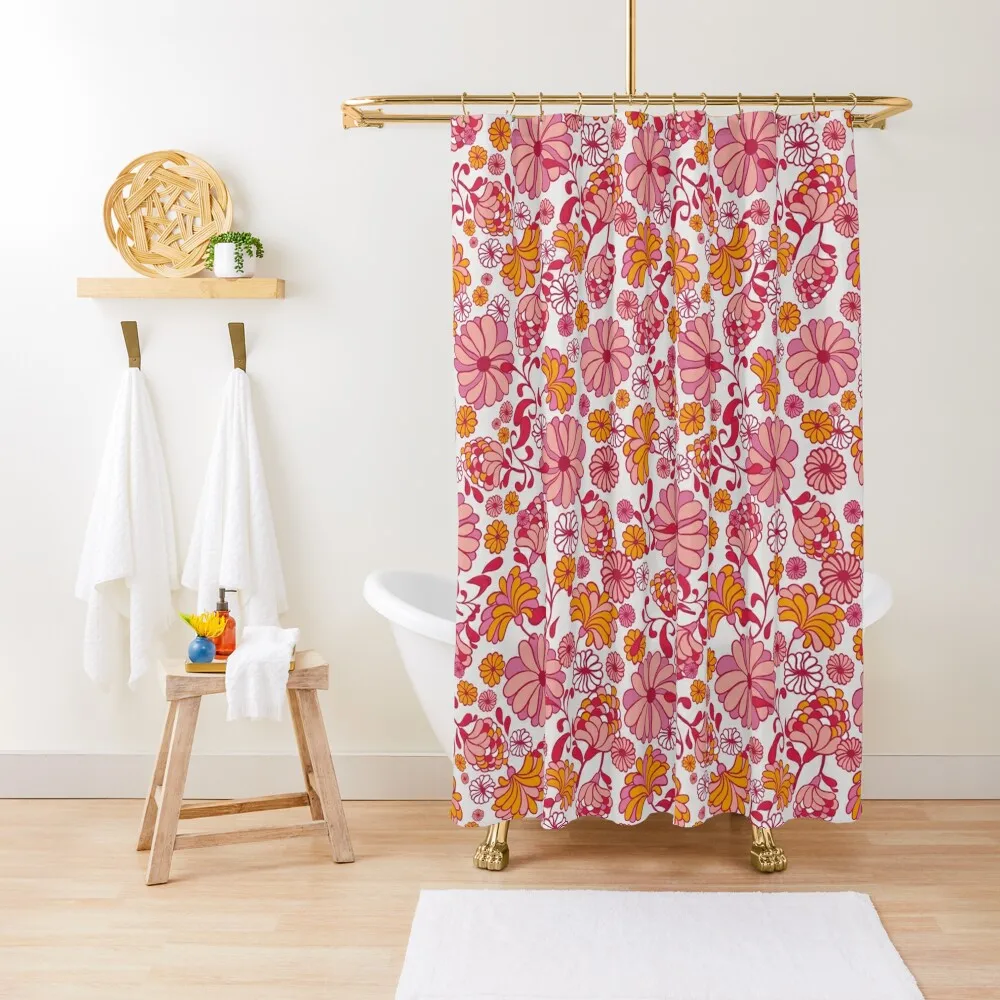 70s, 60s, retro pink flowers, hippie, boho, Shower Curtain Window Shower Waterproof Curtain
70s, 60s, retro pink flowers, hippie, boho, Shower Curtain Window Shower Waterproof Curtain
