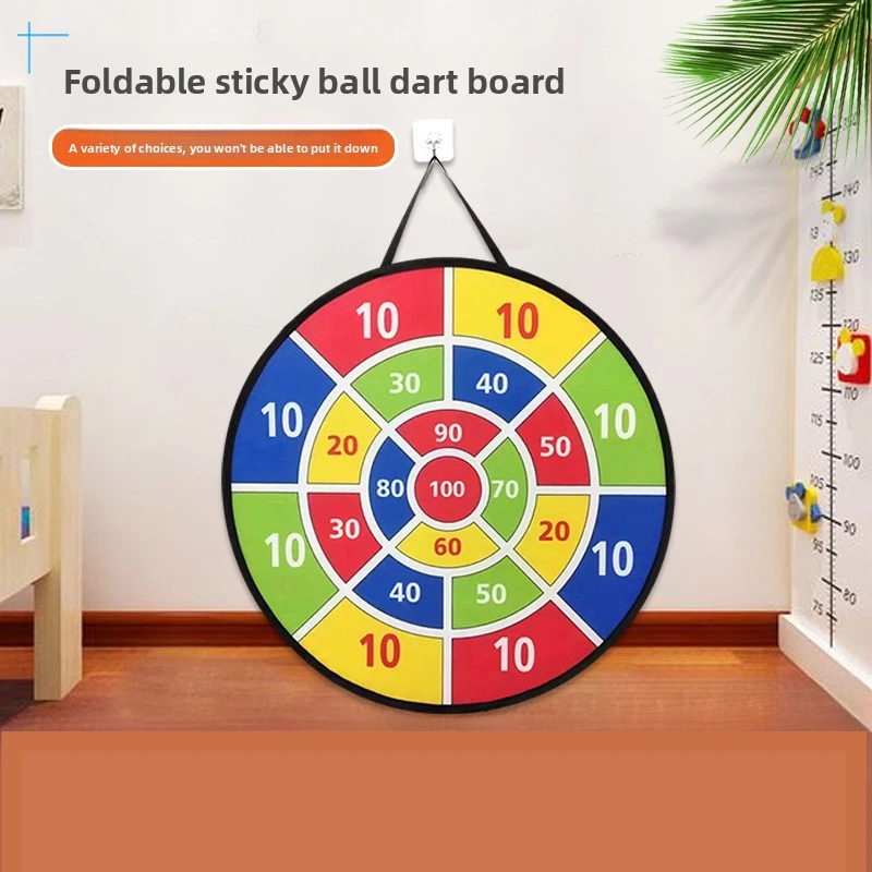 Большая складная доска для дартса 66 см, портативная круглая детская доска для дартса с липким шариком 
Большая складная доска для дартса 66 см, портативная круглая детская доска для дартса с липким шариком