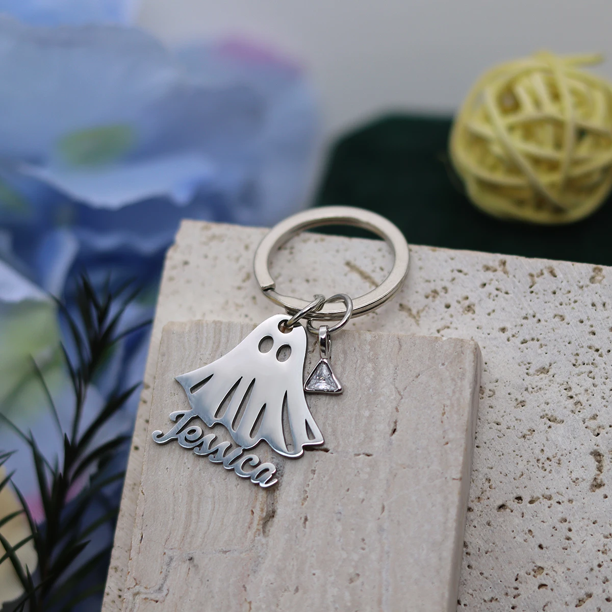 Customized Stainless Steel Ghost Pendant Keychain Engraved Cartoon Jewelry Gifts for Men Women
Customized Stainless Steel Ghost Pendant Keychain Engraved Cartoon Jewelry Gifts for Men Women