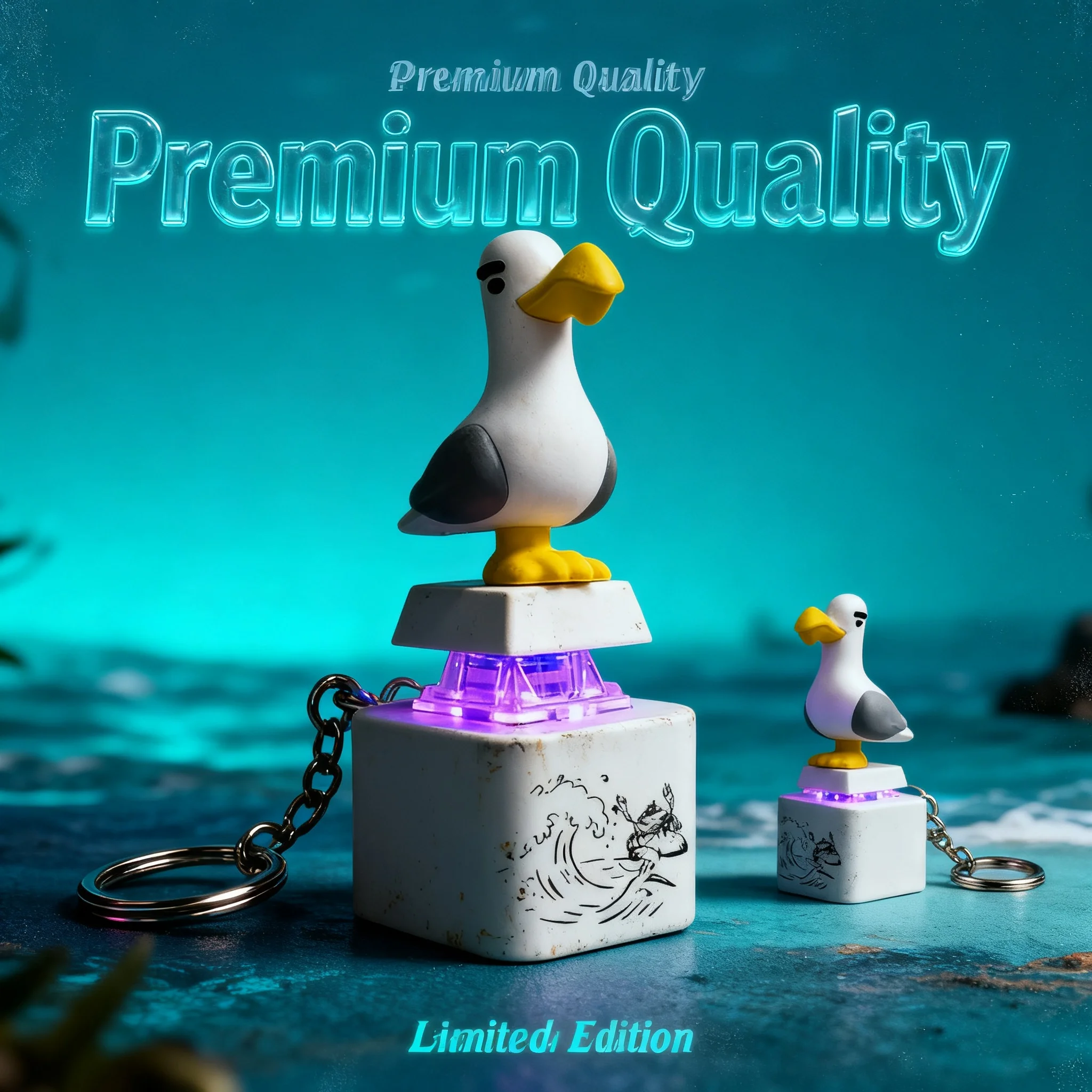 Glow Sound Seagull Keychain Stress Relief Keycap Creative Fidget Electronic Pendant Portable Toy For Adult
Glow Sound Seagull Keychain Stress Relief Keycap Creative Fidget Electronic Pendant Portable Toy For Adult