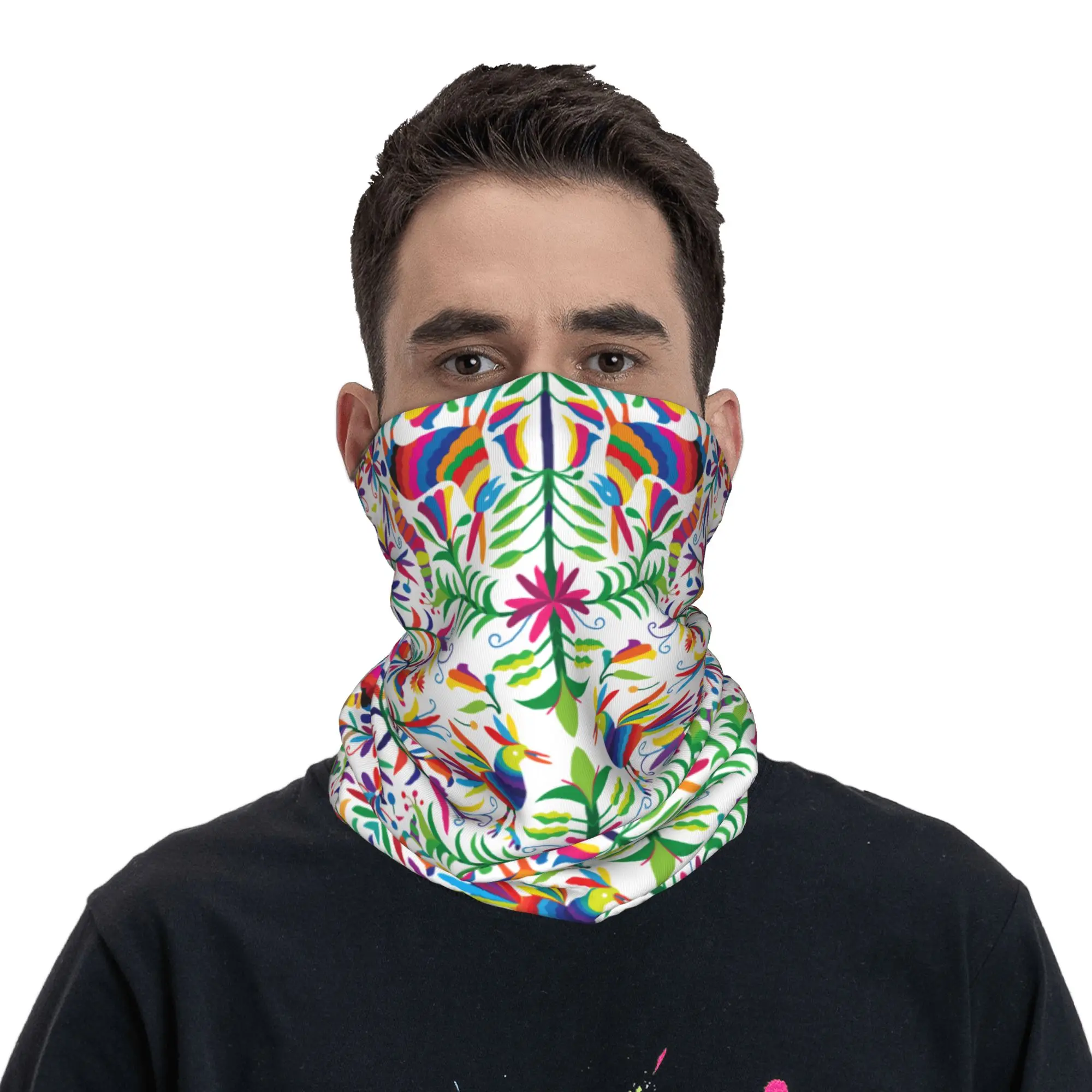 Fashion Mexican Flower Otomi Birds Pattern Bandana Neck Warmer Women Men Winter Hiking Ski Scarf Gaiter Face Cover
Fashion Mexican Flower Otomi Birds Pattern Bandana Neck Warmer Women Men Winter Hiking Ski Scarf Gaiter Face Cover