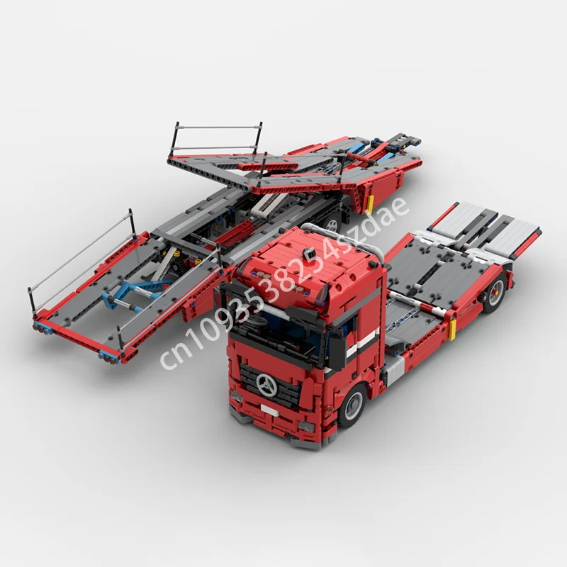 1821pcs MOC Alternative Mercedesesed Actros Technical Model Building Blocks Assemble Toy DIY Creative Christmas Gift Idea Brick
1821pcs MOC Alternative Mercedesesed Actros Technical Model Building Blocks Assemble Toy DIY Creative Christmas Gift Idea Brick