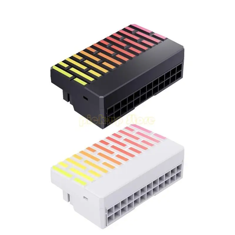 Q5WA Desktop Power Supply 24Pin Adapter, 90 Degree Turn Enhances Cable Management, ARGB Enabled
Q5WA Desktop Power Supply 24Pin Adapter, 90 Degree Turn Enhances Cable Management, ARGB Enabled