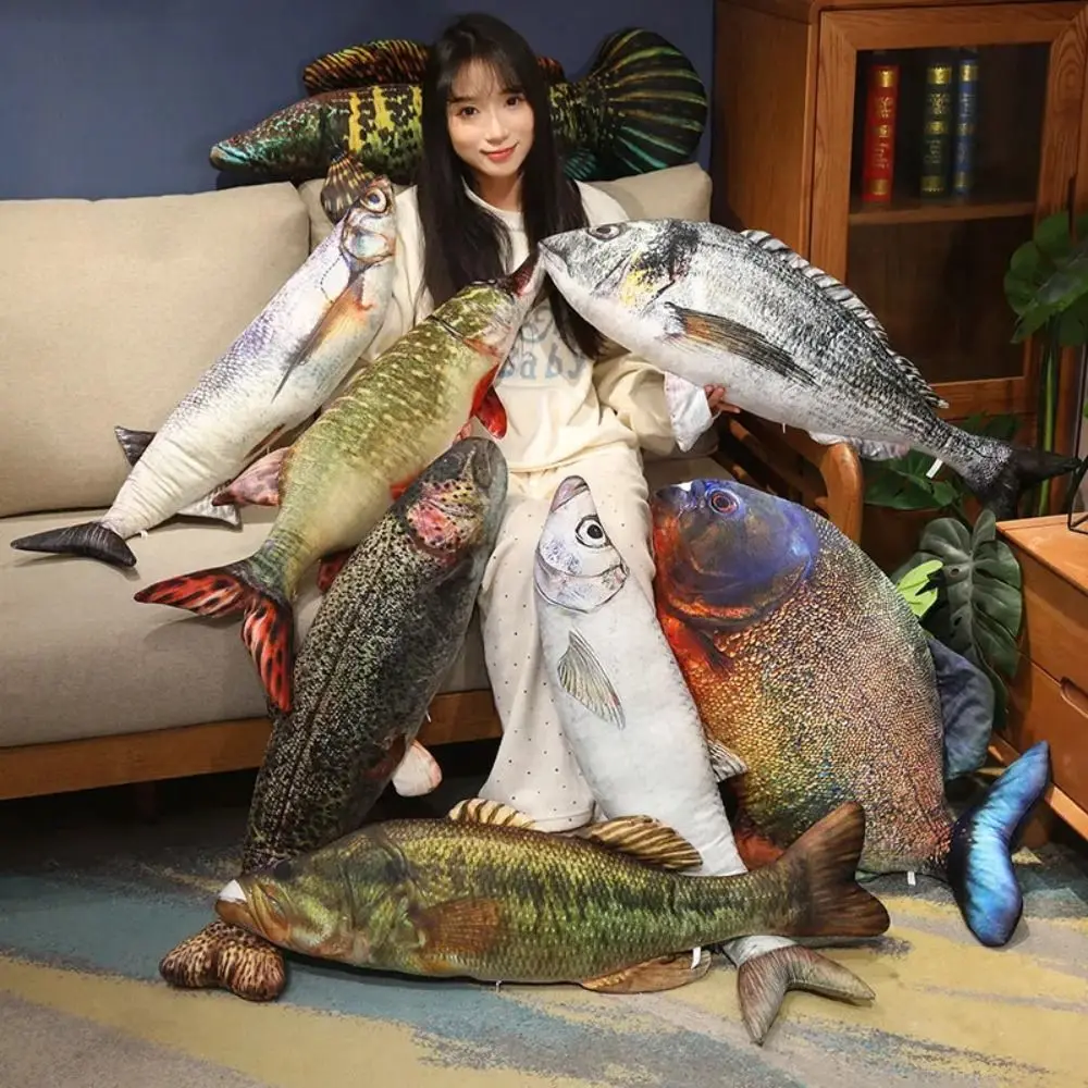 Perch Simulation Fish Plush Pillow Stuffed Grouper Cartoon Fish Plush Toy Soft Lovely Fish Anime Pillow Dolls Home Decoration
Perch Simulation Fish Plush Pillow Stuffed Grouper Cartoon Fish Plush Toy Soft Lovely Fish Anime Pillow Dolls Home Decoration