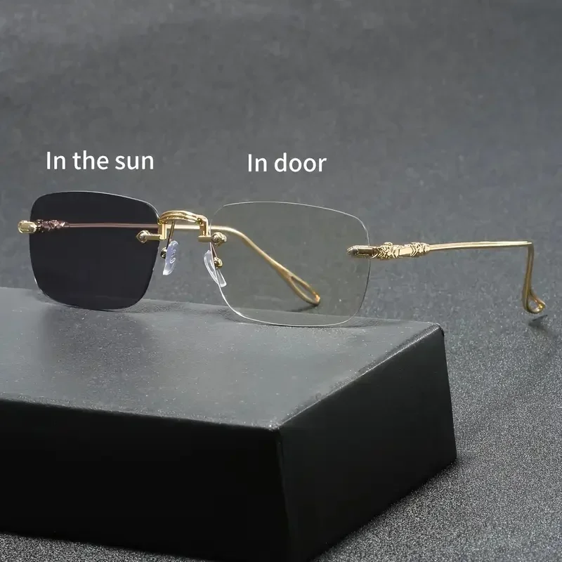 1pc European and American retro men's and women's fashionable sunglasses, photochromic lightweight frame, summer sun shading sun
1pc European and American retro men's and women's fashionable sunglasses, photochromic lightweight frame, summer sun shading sun