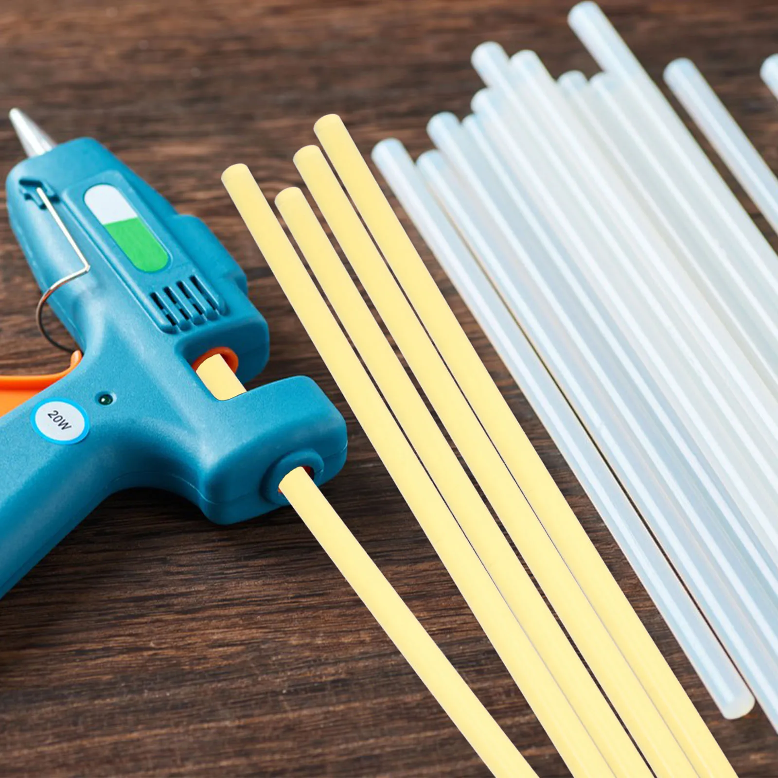 15pcs Yellow Transparent Hot Melt Glue Sticks Strong Adhesive Crafting Kit DIY Accessories Handicrafts Bonding Plastic Wood
15pcs Yellow Transparent Hot Melt Glue Sticks Strong Adhesive Crafting Kit DIY Accessories Handicrafts Bonding Plastic Wood