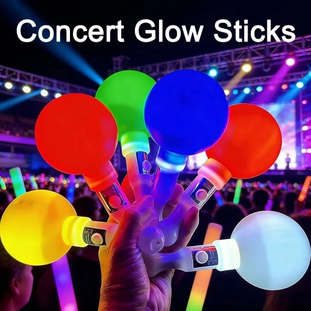 Durable Round Shape Glowing Lightstick LED Glowing Luminous Luminous Sand Hammer Flashing Light Sticks Cheering Atmosphere Props
Durable Round Shape Glowing Lightstick LED Glowing Luminous Luminous Sand Hammer Flashing Light Sticks Cheering Atmosphere Props