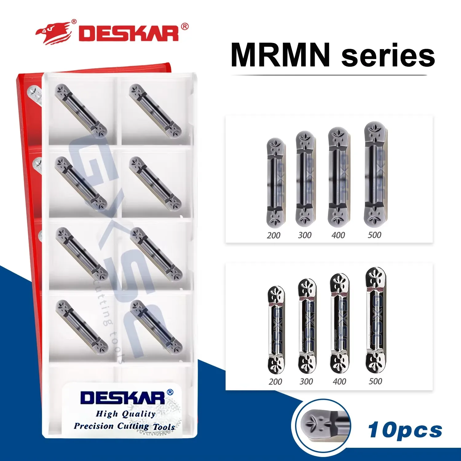 MRMN DESKAR Grooving Insert MRMN200/300/400/500-M K10 LDA Round Head Slotting Blade General Materials Copper Aluminum Processing
MRMN DESKAR Grooving Insert MRMN200/300/400/500-M K10 LDA Round Head Slotting Blade General Materials Copper Aluminum Processing