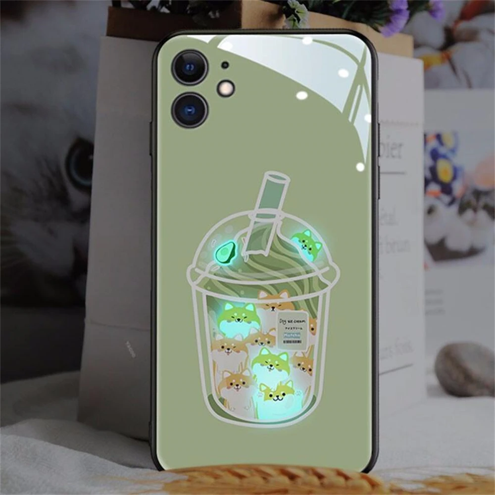 Led 7 Colorful Call Flash Phone Case For iPhone 15 14 13 12 11 Pro Max Luminous Soft Edge Tempered Glass Back Cover
Led 7 Colorful Call Flash Phone Case For iPhone 15 14 13 12 11 Pro Max Luminous Soft Edge Tempered Glass Back Cover