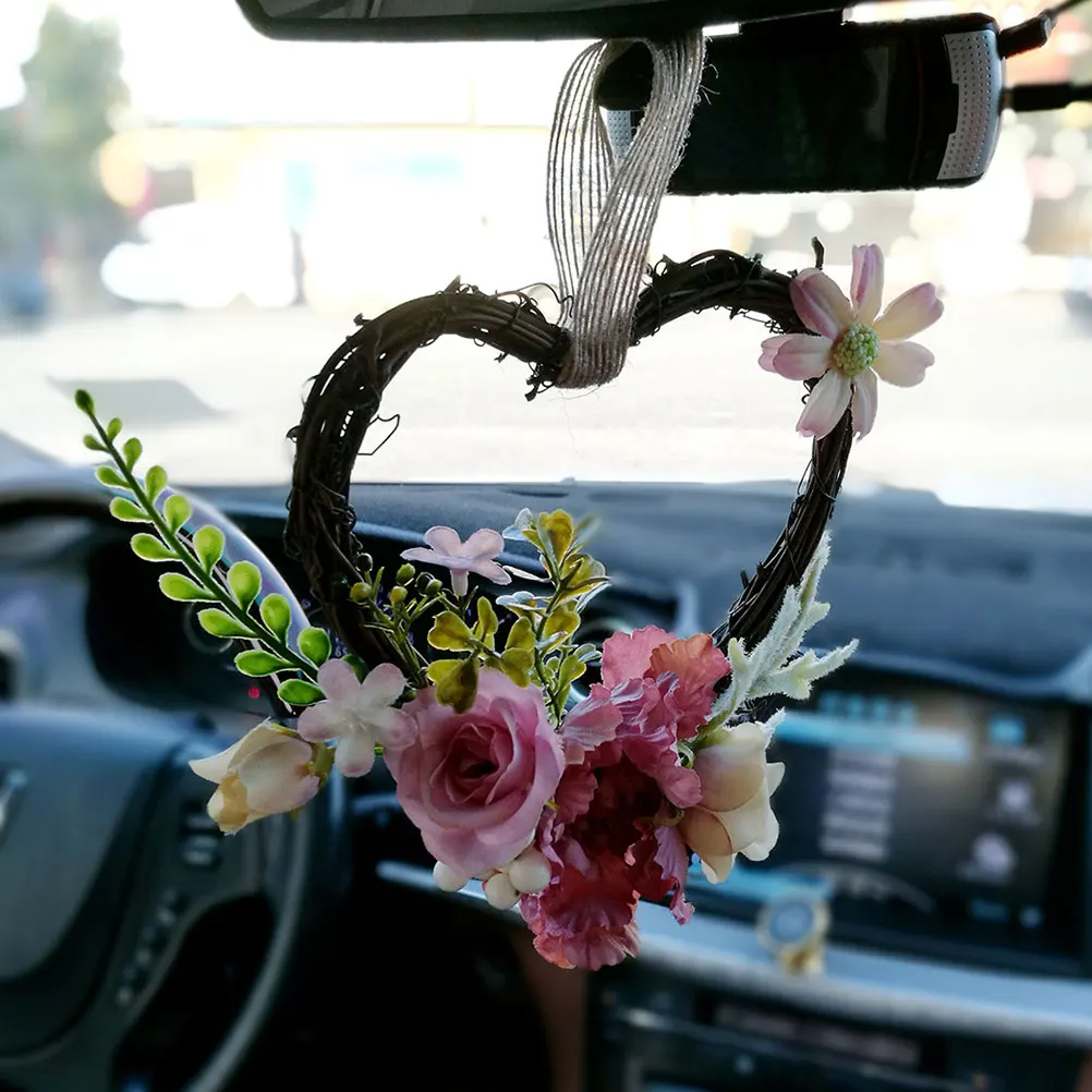2 Pcs Heart Shaped Artificial Wreath Wall Hanging Decoration Spring Atmosphere Plants Photo Prop Rose Rattan
2 Pcs Heart Shaped Artificial Wreath Wall Hanging Decoration Spring Atmosphere Plants Photo Prop Rose Rattan
