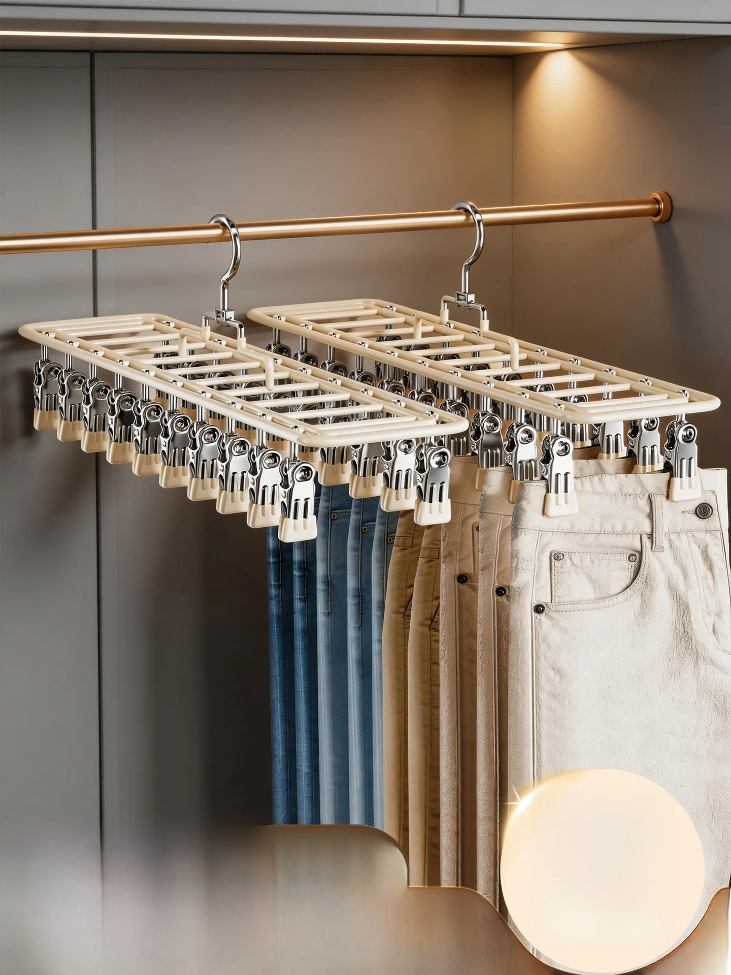Anti-Slip Stainless Steel Pants Hanger No Trace Clothes Drying Bracket Special for Pants Home Use Wardrobe Storage Organizer
Anti-Slip Stainless Steel Pants Hanger No Trace Clothes Drying Bracket Special for Pants Home Use Wardrobe Storage Organizer