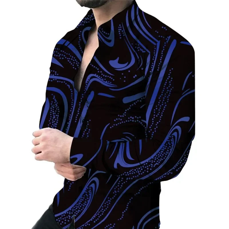 Europe and The United States Men's Printed Long Sleeve Shirt Spring and Summer Leisure Cardigan New Button Holiday Fashion Shirt
Europe and The United States Men's Printed Long Sleeve Shirt Spring and Summer Leisure Cardigan New Button Holiday Fashion Shirt