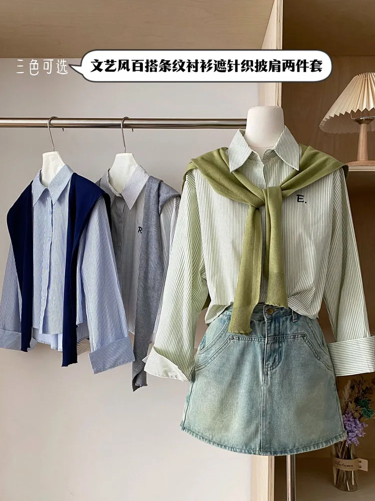 Модная классическая рубашка в полоску, топы с рукавами, женские блузки-поло с воротником на пуговицах, в стиле преппи, Осенние привлекательные Милые шифоновые рубашки 2024
Модная классическая рубашка в полоску, топы с рукавами, женские блузки-поло с воротником на пуговицах, в стиле преппи, Осенние привлекательные Милые шифоновые рубашки 2024