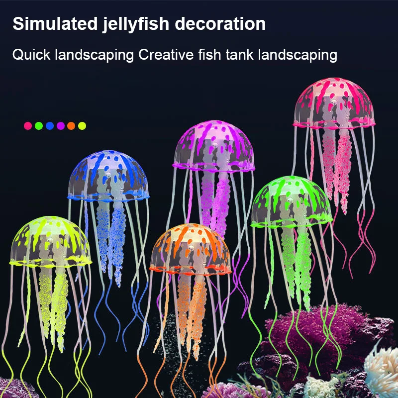 Aquarium Simulation Jellyfish Decoration Artificial Floating Little Jellyfish Aquarium Decor Fish Tank Underwater Ornament
Aquarium Simulation Jellyfish Decoration Artificial Floating Little Jellyfish Aquarium Decor Fish Tank Underwater Ornament