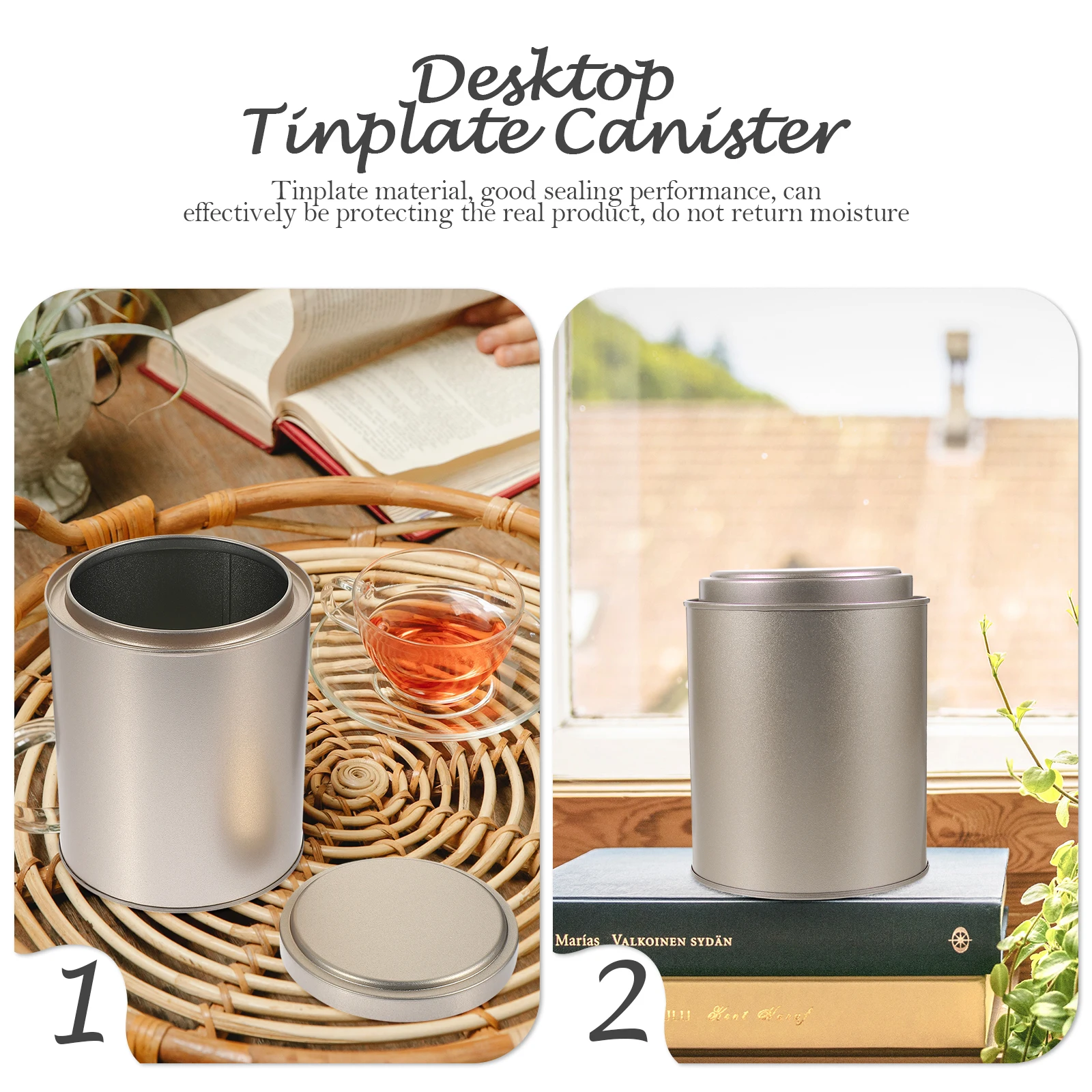 Blue Small Tin Tea Canister 100ml Loose Leaf Tea Coffee Storage Container Household Desktop Practical Sealing Canisters
Blue Small Tin Tea Canister 100ml Loose Leaf Tea Coffee Storage Container Household Desktop Practical Sealing Canisters
