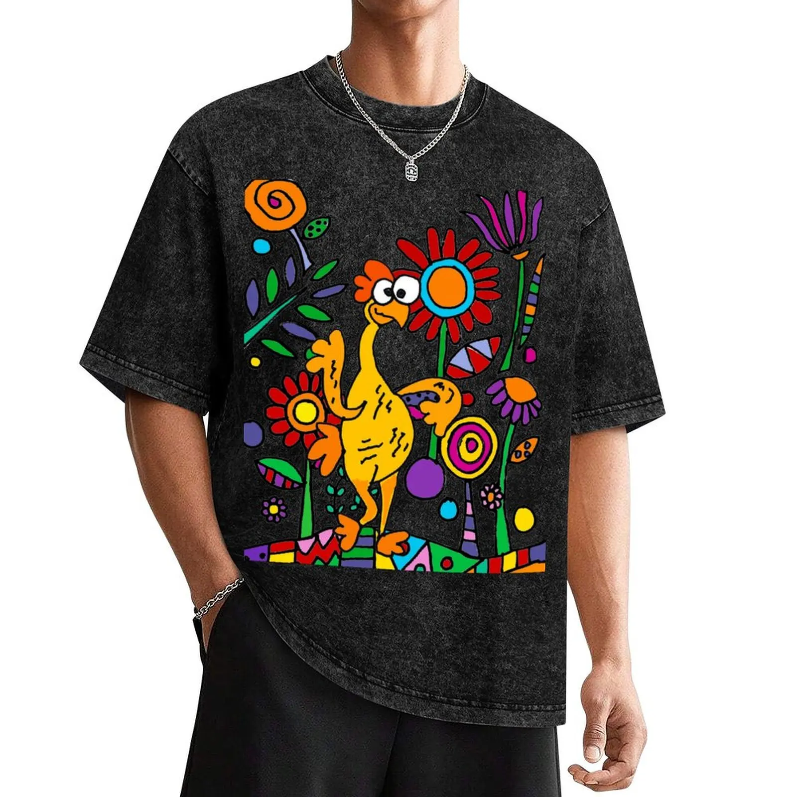 Funny Rubber Chicken in Flower Garden T-Shirt graphic t shirt vintage aesthetic clothes mens tall t shirts
Funny Rubber Chicken in Flower Garden T-Shirt graphic t shirt vintage aesthetic clothes mens tall t shirts