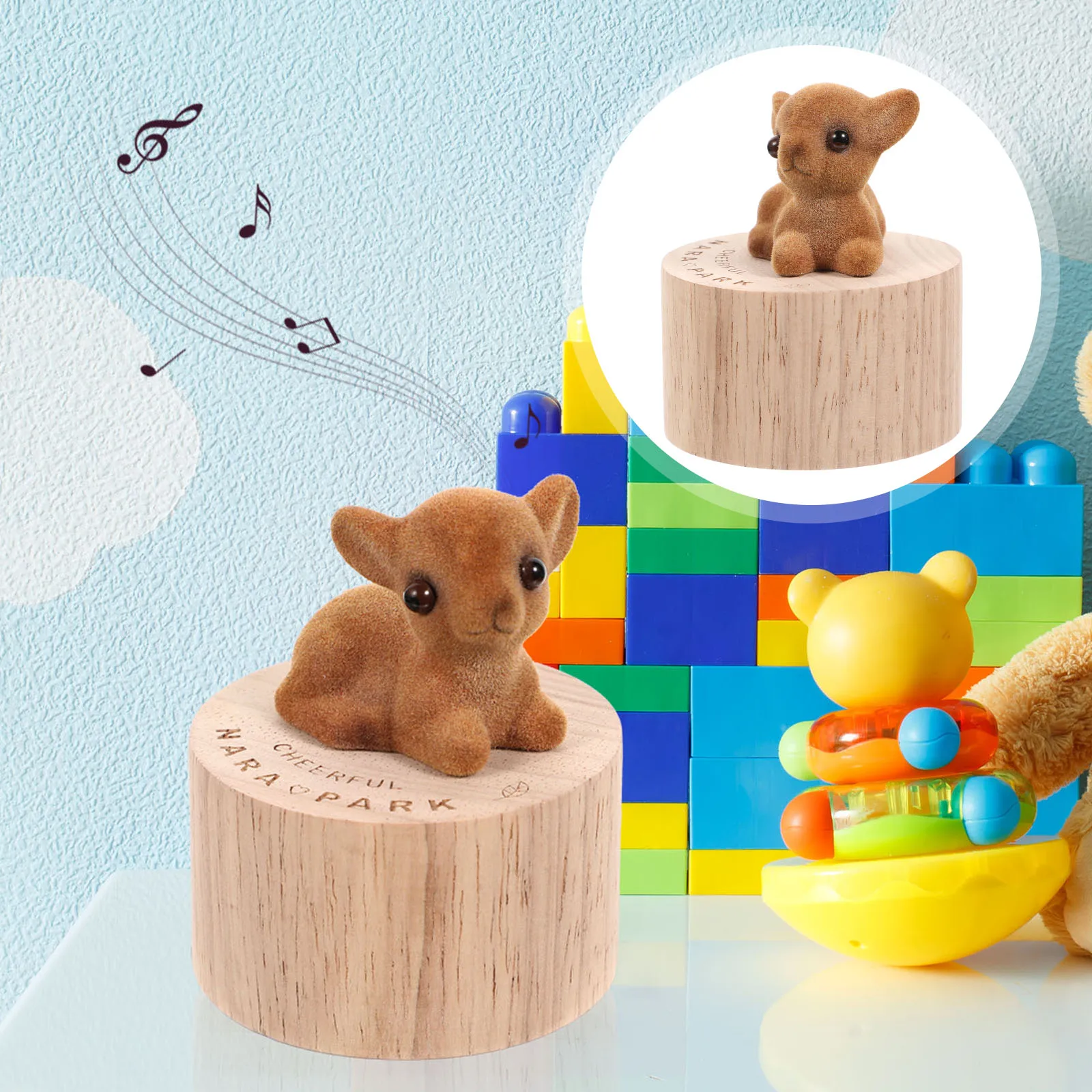 Wooden Music Box Boxes Lovely Adornment Animal Model Toy Desktop Decoration Children's Box. Creative Gift Bride
Wooden Music Box Boxes Lovely Adornment Animal Model Toy Desktop Decoration Children's Box. Creative Gift Bride