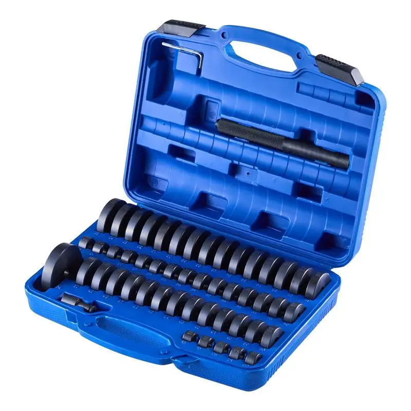 Bearing and Bushing Driver Set 52+16 Pcs For Automotive Maintenance Garage Workshop Industrial Repair, 2 in 1 Heavy Duty Removal Installation Tool 49 Bushings 10 Collets Slide Hammer Carrying Case
Bearing and Bushing Driver Set 52+16 Pcs For Automotive Maintenance Garage Workshop Industrial Repair, 2 in 1 Heavy Duty Removal Installation Tool 49 Bushings 10 Collets Slide Hammer Carrying Case