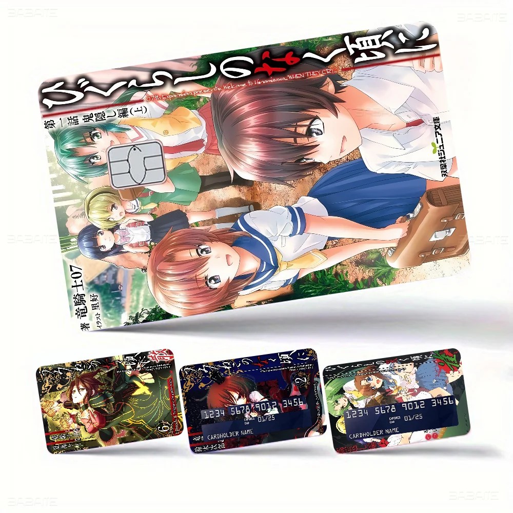 Higurashi When They Cry Fashion Cute Cartoon Cat Painting Anime Game Unique Film Sticker Case Skin For Credit Card No Chip
Higurashi When They Cry Fashion Cute Cartoon Cat Painting Anime Game Unique Film Sticker Case Skin For Credit Card No Chip