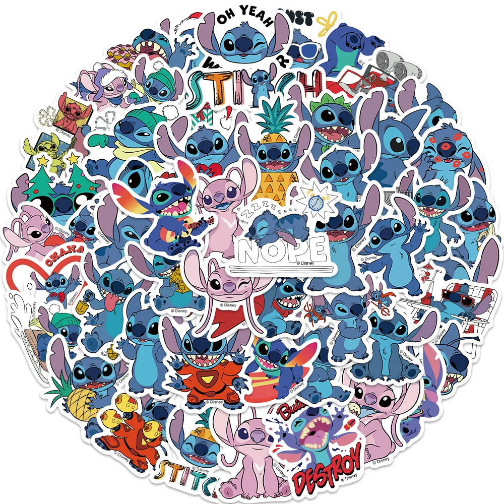 10/30/50pcs Disney Cute Cartoon Lilo & Stitch Stickers Decal Kid Toy Laptop Guitar Scrapbook Phone Car Luggage Graffiti Sticker
10/30/50pcs Disney Cute Cartoon Lilo & Stitch Stickers Decal Kid Toy Laptop Guitar Scrapbook Phone Car Luggage Graffiti Sticker