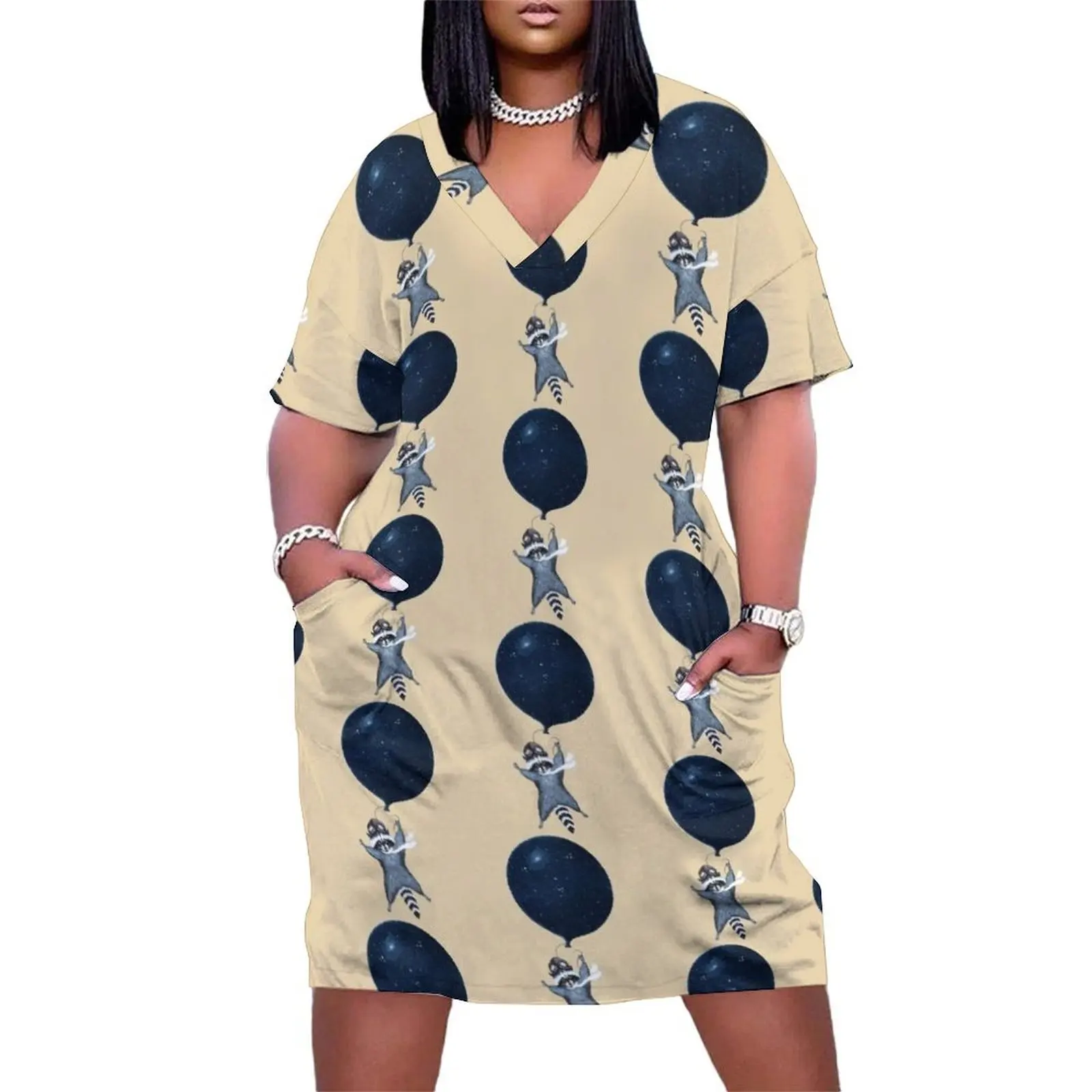Raccoon Loose Pocket Dress luxury evening dress woman for wedding women's summer dress 2025
Raccoon Loose Pocket Dress luxury evening dress woman for wedding women's summer dress 2025