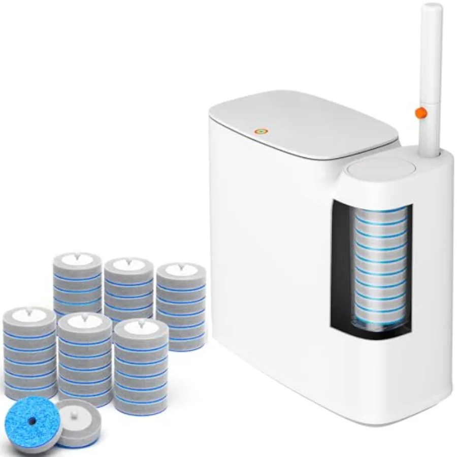 36 Toilet Water Stick Refills and 2 Gallon Small White Trash Can Set for Bathrooms Toilets and RVs
36 Toilet Water Stick Refills and 2 Gallon Small White Trash Can Set for Bathrooms Toilets and RVs