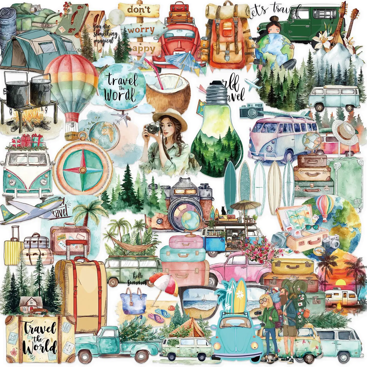 50PCS Cute Outdoor Travel Stickers Climbing DIY Stickers Skateboard Motorcycle Suitcase Decor Phone Laptop Decals
50PCS Cute Outdoor Travel Stickers Climbing DIY Stickers Skateboard Motorcycle Suitcase Decor Phone Laptop Decals