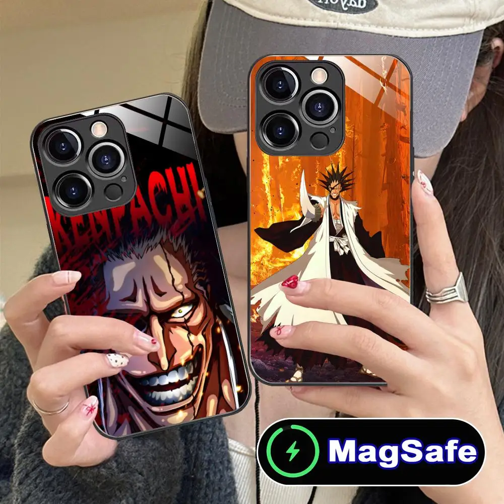 Чехол для телефона Bleach Kenpachi Zaraki для iPhone 16, 15, 14, 13, 12, 11 Pro Max Plus Mini MagSafe, красивый чехол со стеклянным цветным принтом 
Чехол для телефона Bleach Kenpachi Zaraki для iPhone 16, 15, 14, 13, 12, 11 Pro Max Plus Mini MagSafe, красивый чехол со стеклянным цветным принтом