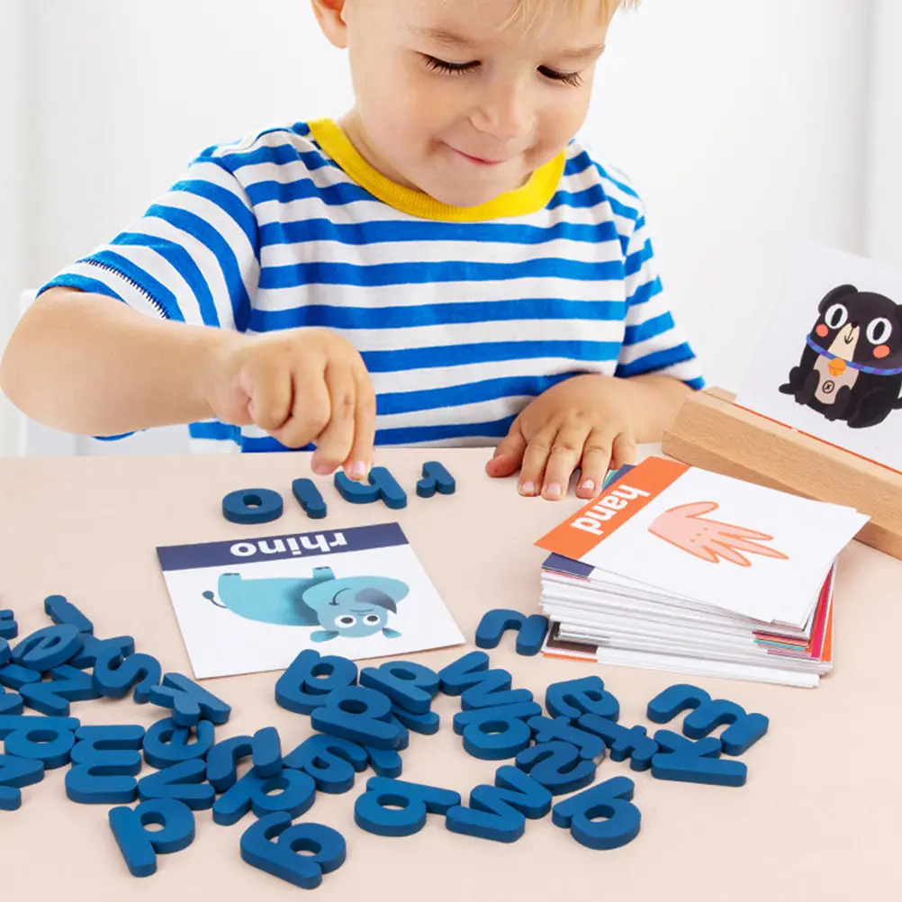 1Set Alphabet Learning Wooden Letters Matching Spelling Educational Game Early Childhood Cognitive Development Plaything
1Set Alphabet Learning Wooden Letters Matching Spelling Educational Game Early Childhood Cognitive Development Plaything