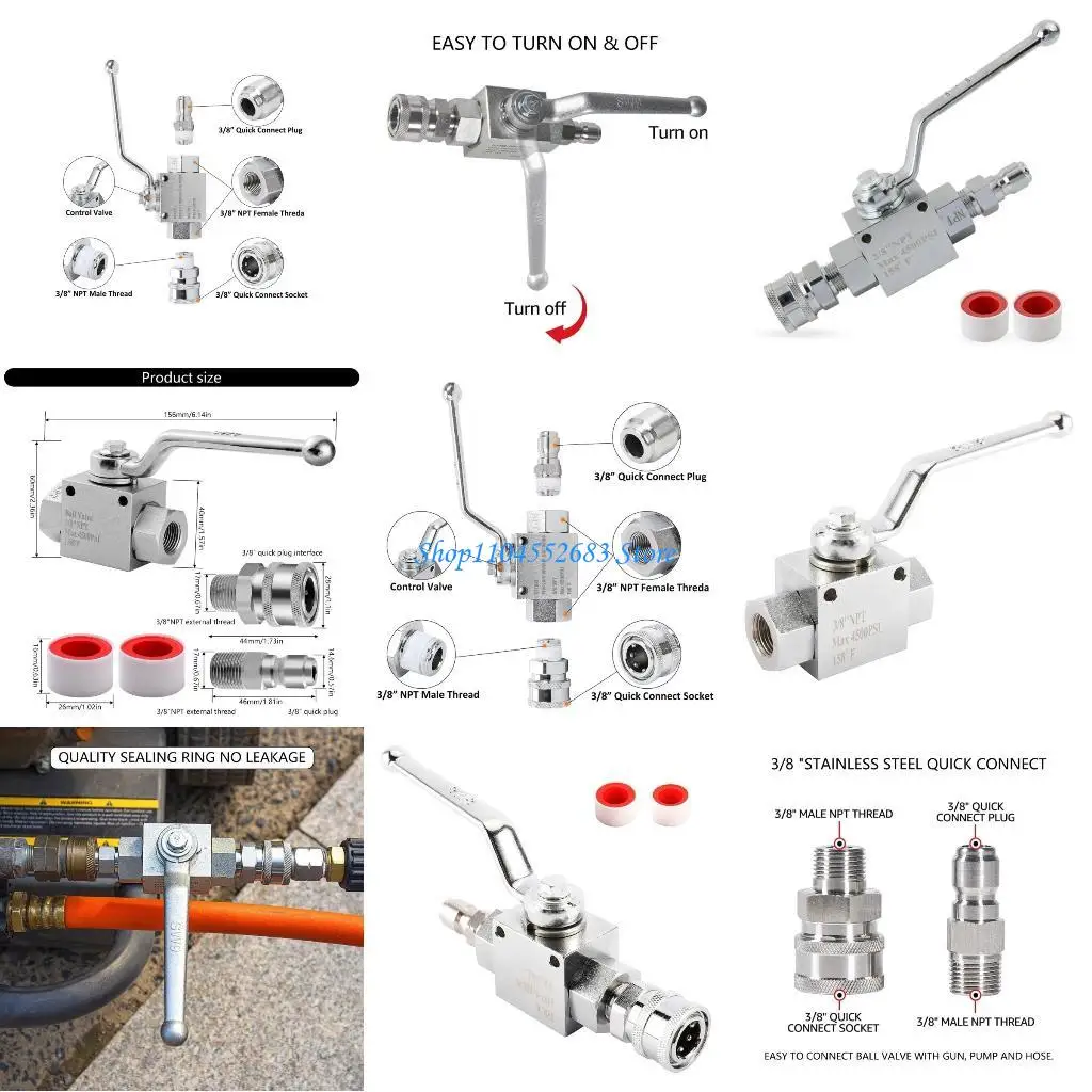 Y6GD Professional Stainless Steel Valves set 4500PSI Leak Resistant Valves
Y6GD Professional Stainless Steel Valves set 4500PSI Leak Resistant Valves
