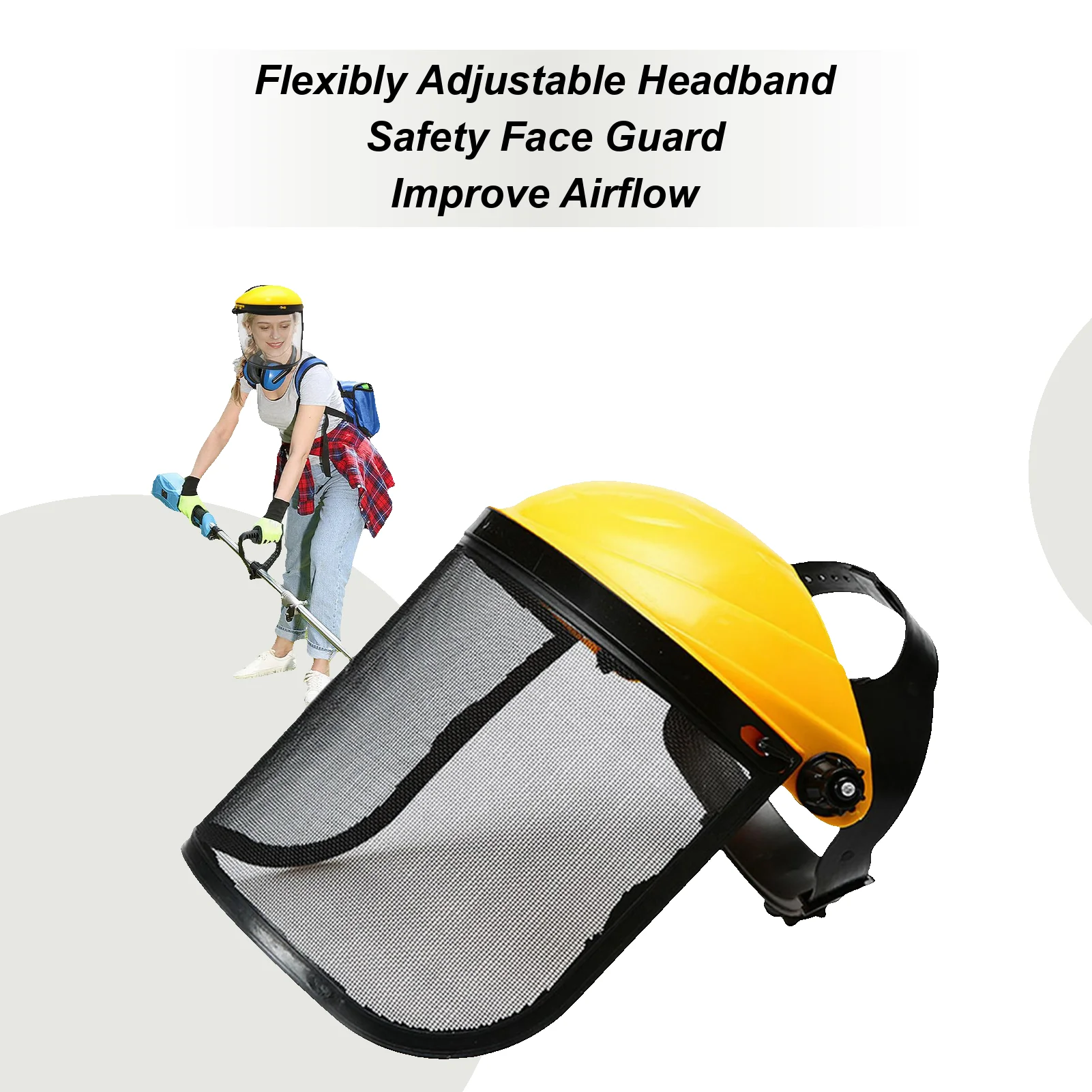 Protective Face Shield Safety Shield Hard Hat Adapter with Wire Visor Adjustable Headgear Protective Equipment for Logging Men
Protective Face Shield Safety Shield Hard Hat Adapter with Wire Visor Adjustable Headgear Protective Equipment for Logging Men