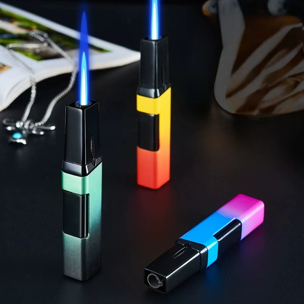 Windproof and High-temperature Small Spray Gun Lighter Press Ignition Direct Injection Inflatable Cigar Camping Lighter
Windproof and High-temperature Small Spray Gun Lighter Press Ignition Direct Injection Inflatable Cigar Camping Lighter